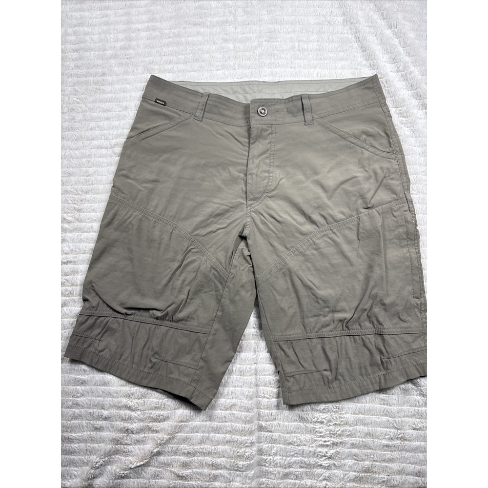 Kuhl Renegade Shorts Cargo Hiking Outdoors Lightweight Brown Mens 35